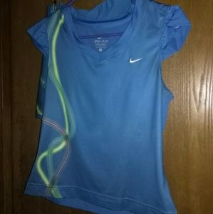 Nike tennis shirt and nike tennis skorts